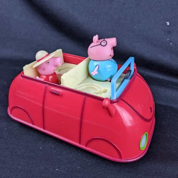 Peppa Pig Toys Peppa Pig Daddy Pig And Family Car Poshmark